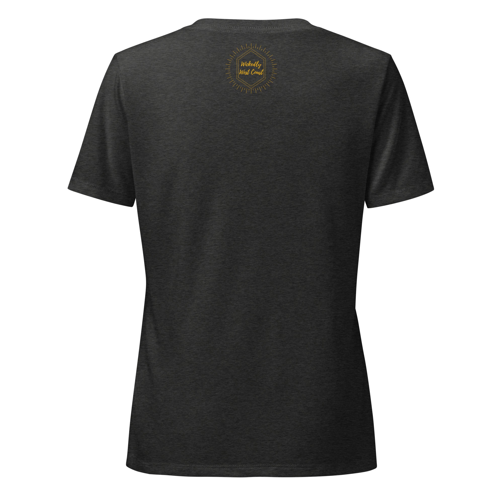 ◇BITTER CELLS◇ Bestie V Neck TeeDark Grey Orchard Mansion Tee-Dark Grey - 비터셀즈(bittercells)