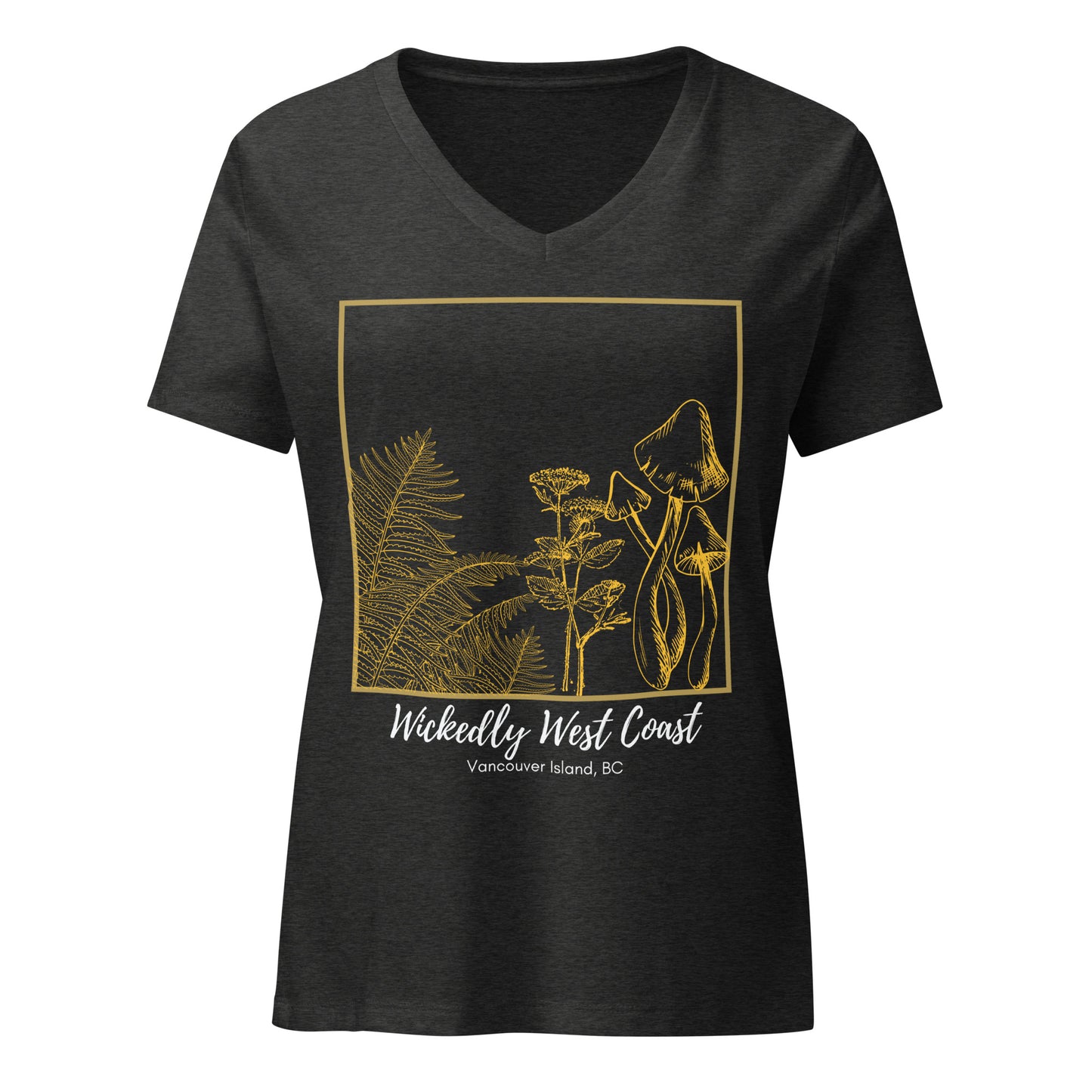 Forest Floor - Women’s Relaxed V-Neck T-Shirt