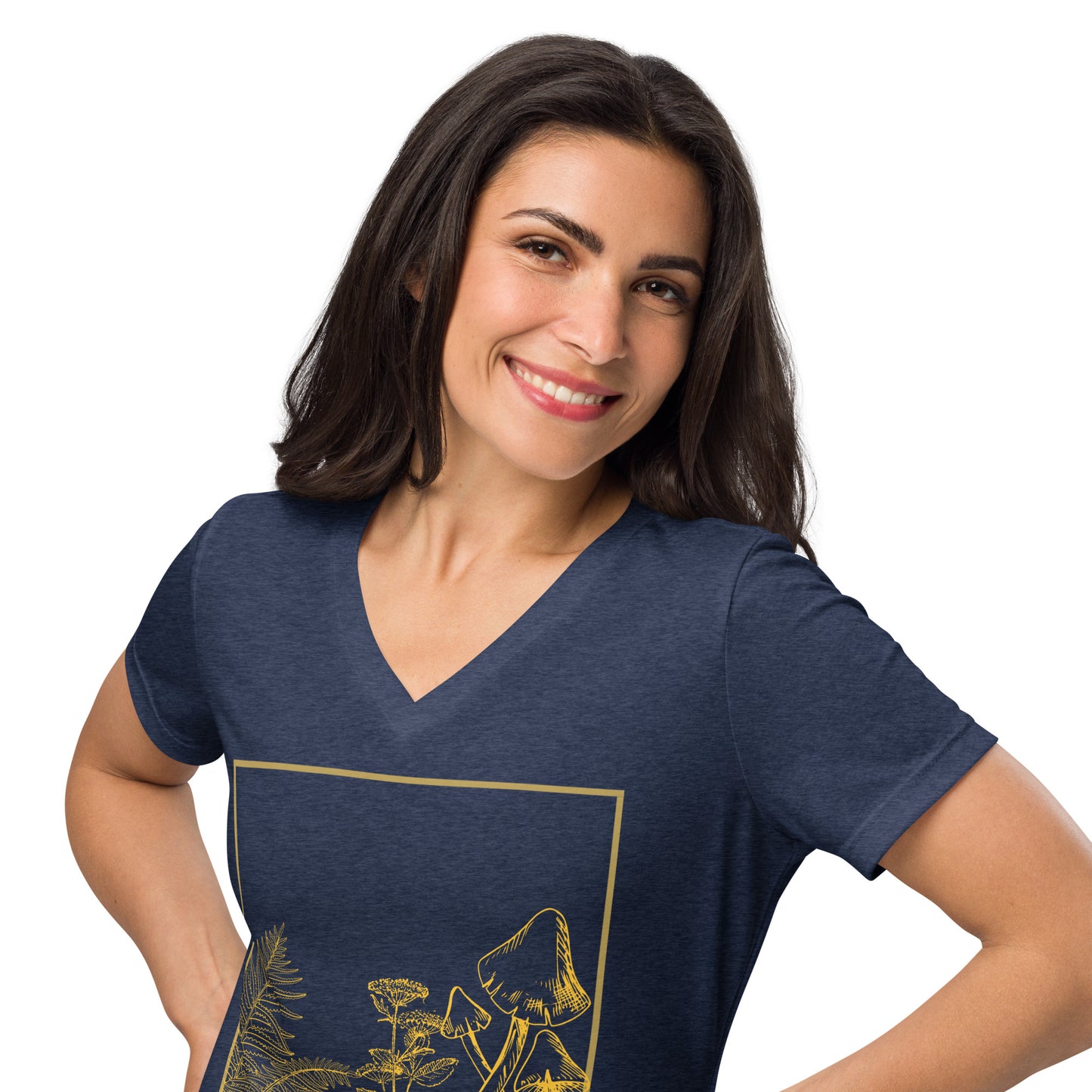Forest Floor - Women’s Relaxed V-Neck T-Shirt