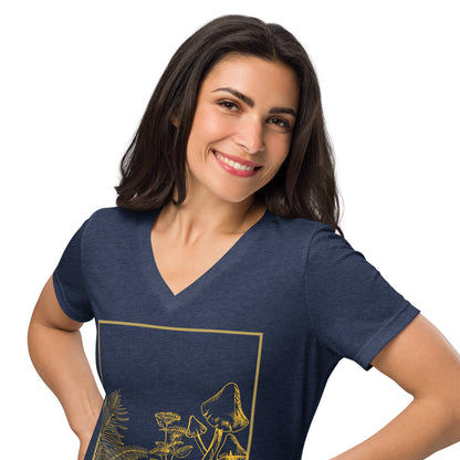 Forest Floor - Women’s Relaxed V-Neck T-Shirt