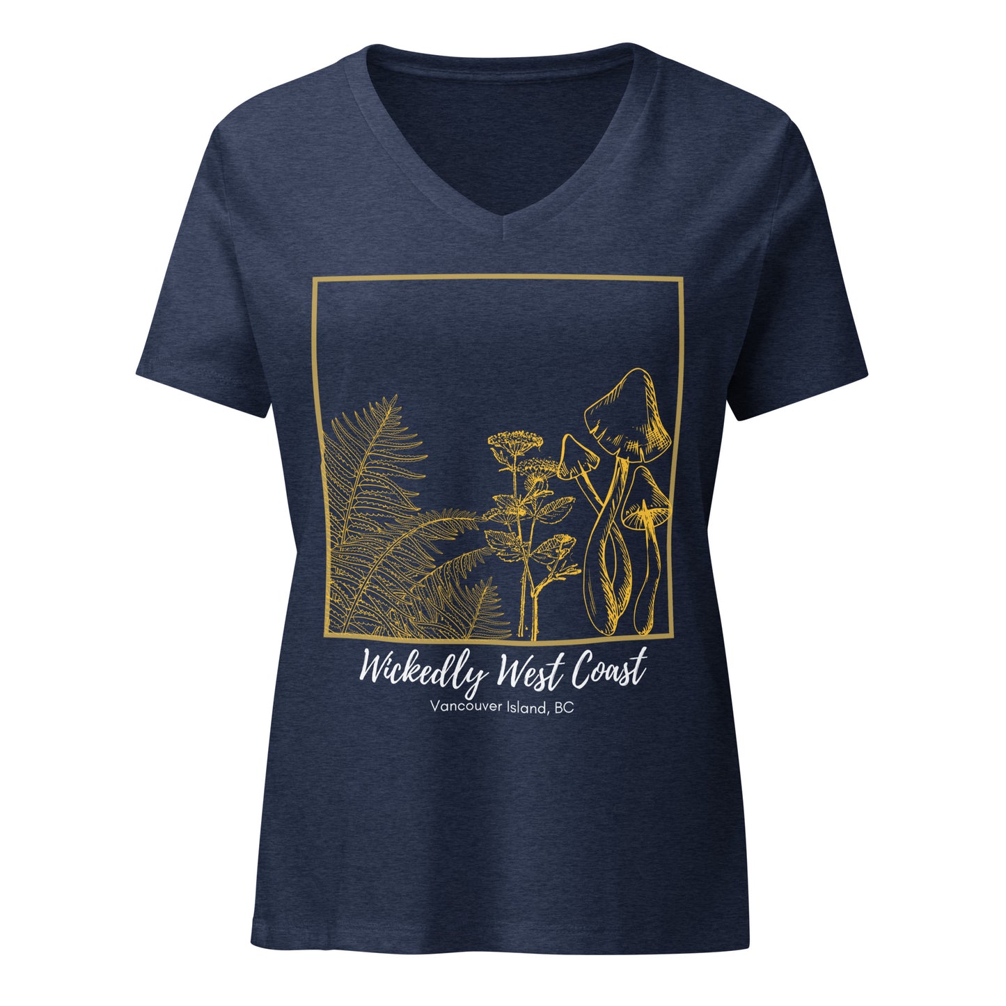 Forest Floor - Women’s Relaxed V-Neck T-Shirt