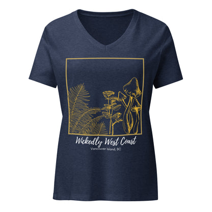Forest Floor - Women’s Relaxed V-Neck T-Shirt