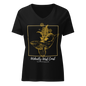 Celestial Whale - Women’s Relaxed V-Neck T-Shirt